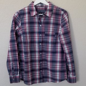 Gap Boyfriend Fit Plaid Shirt